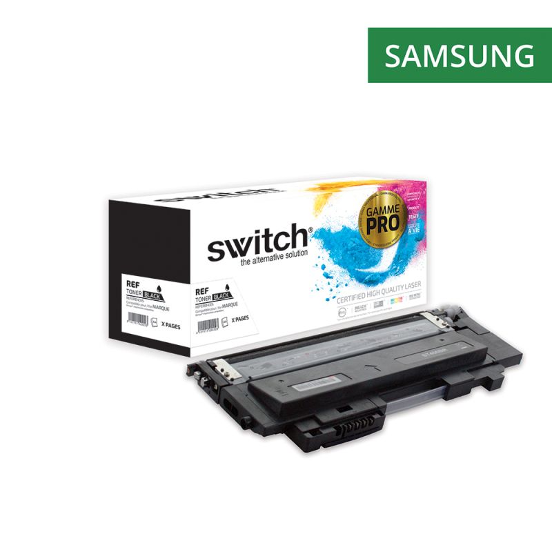 SWITCH - Toner compatible Samsung CLT-K404S (SU100A) - Noire - 1 500 pages