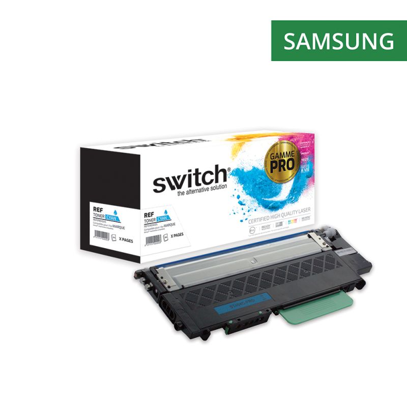 SWITCH - Toner compatible Samsung CLT-C404S (ST966A) - Cyan - 1 000 pages