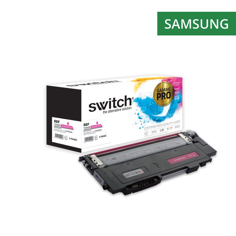 SWITCH Toner 'Gamme PRO - Toner compatible Samsung CLT-M404S (SU234A) - Magenta - 1 000 pages