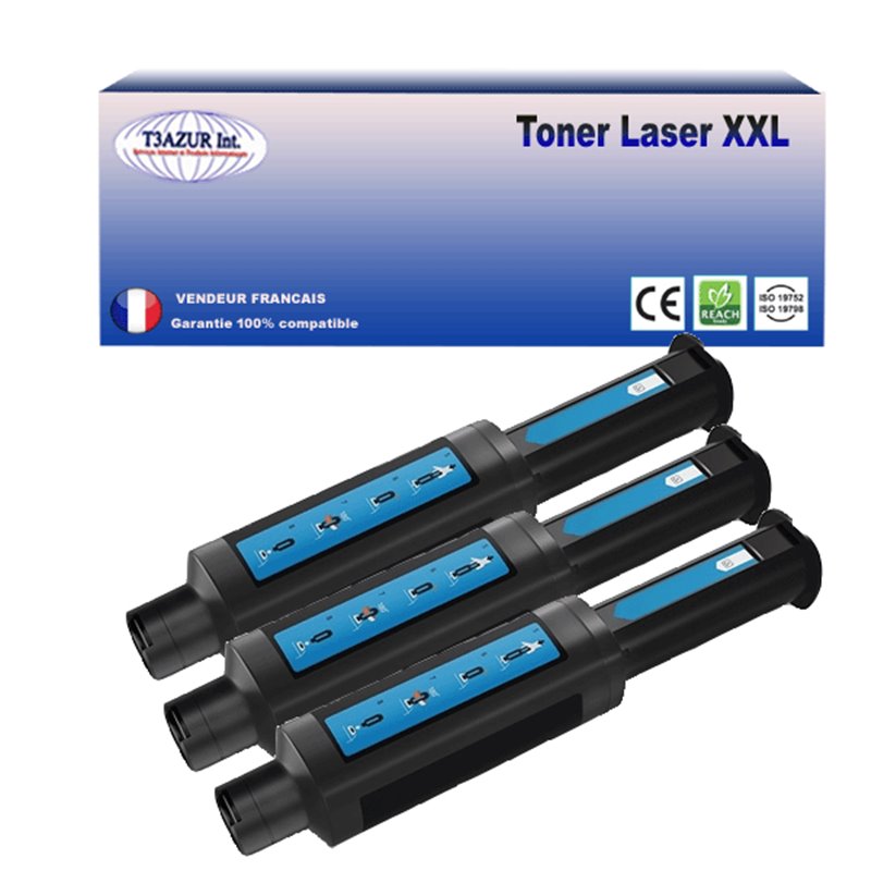 Lot de 3 Toners compatibles HP W1103A (103A) -2 500 pages