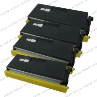 Lot de 4 Toners compatibles Brother TN3060/ TN6600/ TN7600