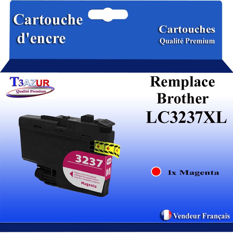 Cartouche compatible Brother LC3237XL (LC-3237M) XL- Magenta