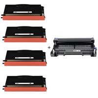 Tambour+ 4 Toner compatible Brother TN3130/ TN3170/ TN3280/ DR3100/ DR3200