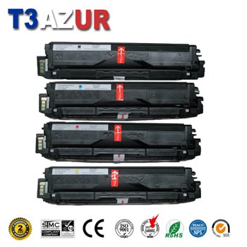 Lot de 4 Toners compatibles Samsung CLP415/ CLX4195