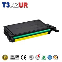 Toner compatible Samsung CLP620/CLP670 (CLT-Y5082L/CLT-YC082S)- Jaune - 4 000 pages