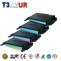 Lot de 4 Toners compatibles Samsung CLP770/ CLP775