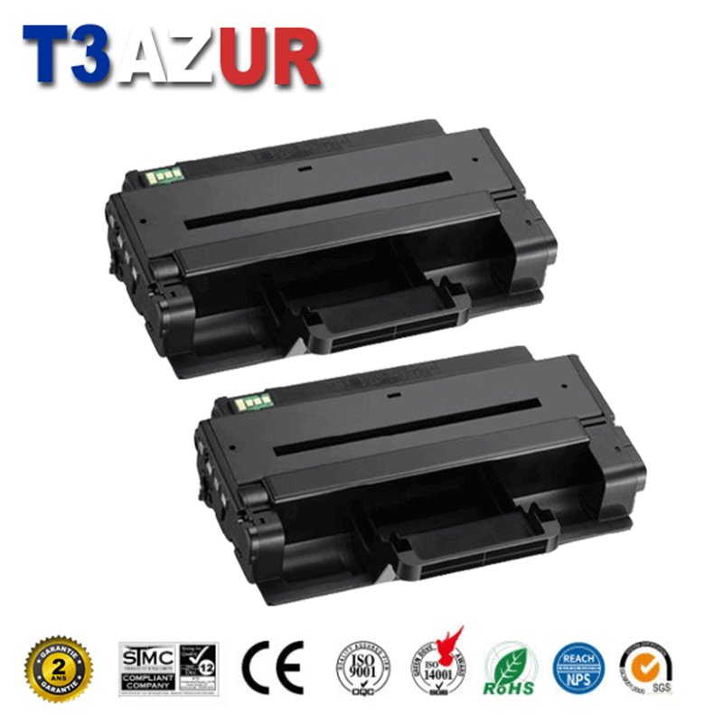 Lot de 2 Toners compatibles Samsung MLT-D205E (SU951A) - 10 000 pages