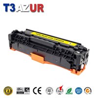 Toner compatible avec HP CB542A/CE322A/CF212A Jaune -1 400 pages