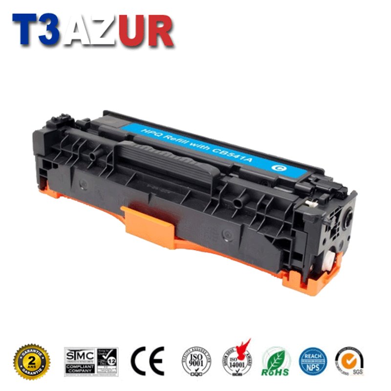 Toner compatible avec HP CB541A/CE321A/CF211A Cyan- 1 400 pages