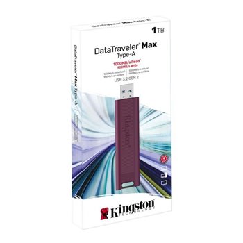 Mémoire Kingston DataTraveler Max USB-A 3.2 Gen 2 1 To - Bourgogne (Pendrive)