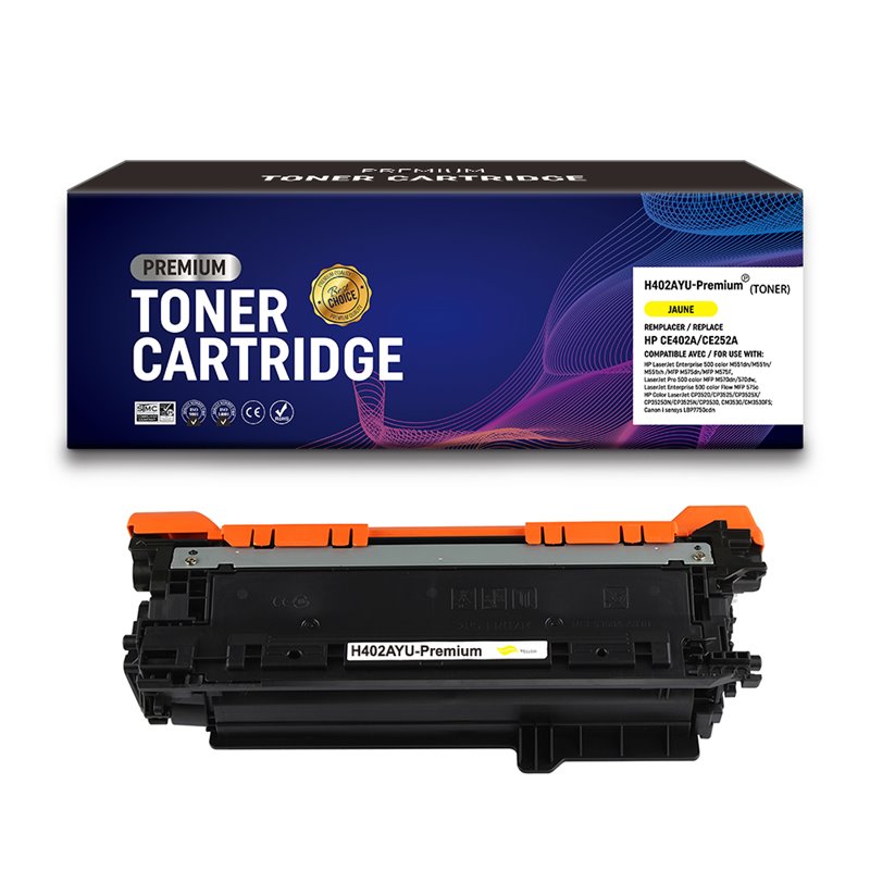 Premium Compatible- Toner compatible Canon 723 / 732 (2641B002/6261B002) - Jaune - 6 000 pages