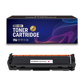 Premium Compatible - HP W2213X/W2213A Cartouche de toner générique magenta - Remplace 207X/207A (avec puce)