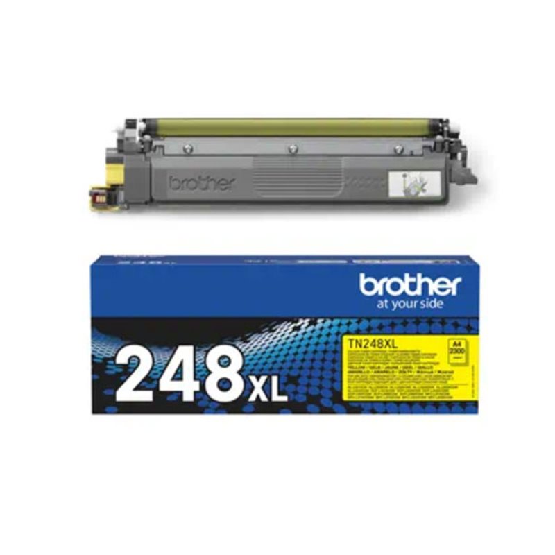 Original - Toner Brother TN248XLY - Jaune -2 300 pages