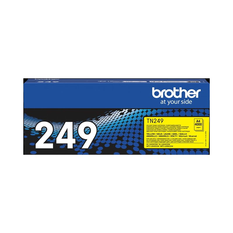 Original - Toner Brother TN249Y - Jaune - 4 000 pages