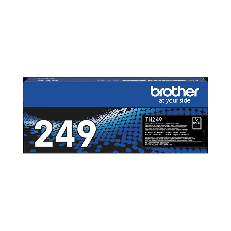 Original - Toner Brother TN249Bk - Noire - 4 500 pages