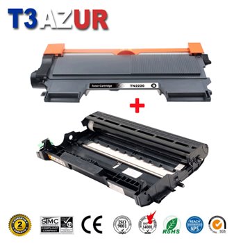 Toner+Tambour compatible avec Brother TN2220 / DR2200