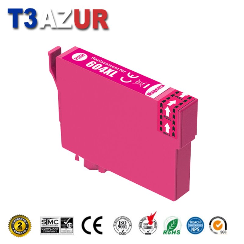 Cartouche compatible Epson 604XL (C13T10H34010/C13T10G34010) - Magenta