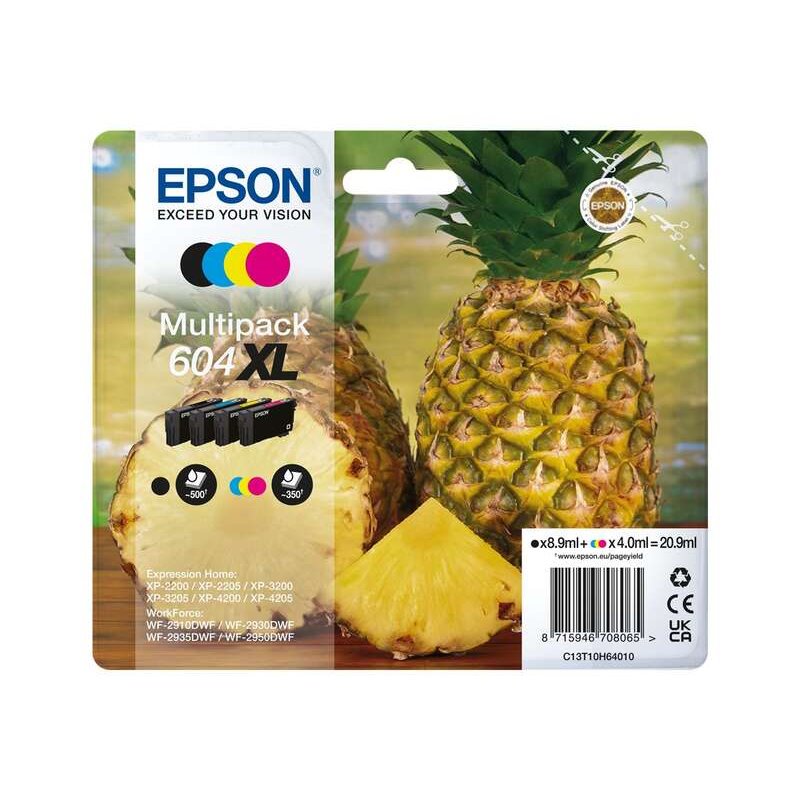 Original - Pack de 4 Cartouches Epson 604XL