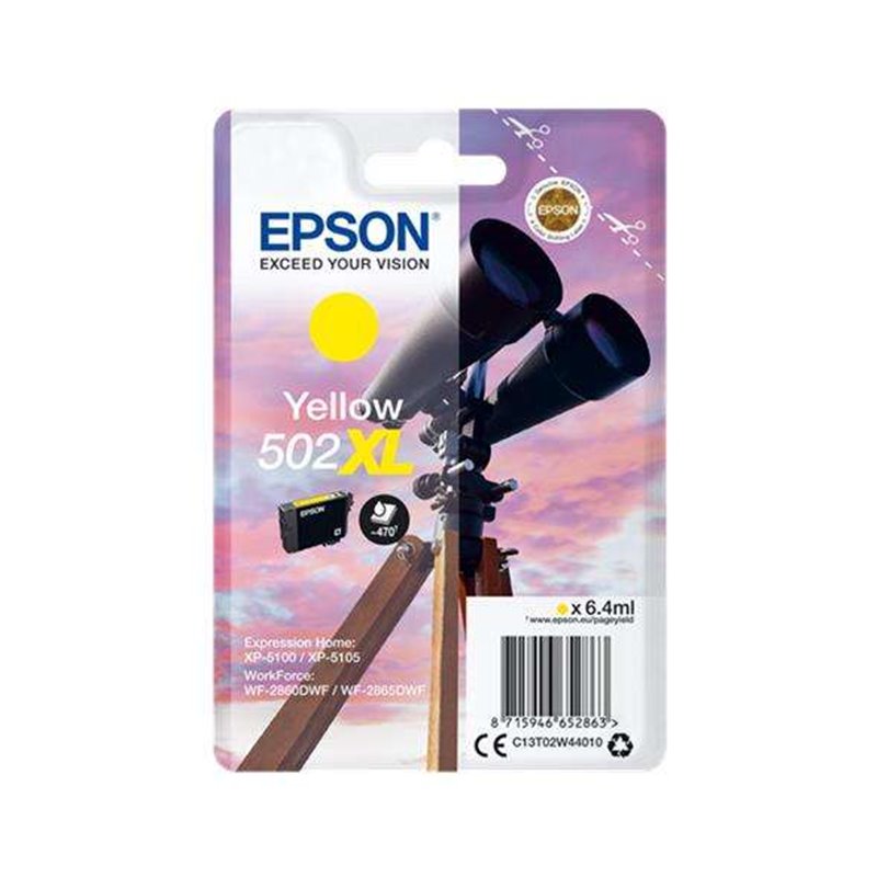 Original - Cartouche Epson T02W4/T02V4 (502 XL) - Jaune