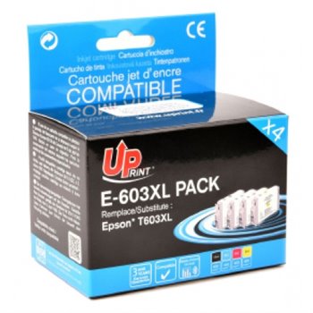 Uprint - Pack de 4 cartouches compatibles Epson T603XL