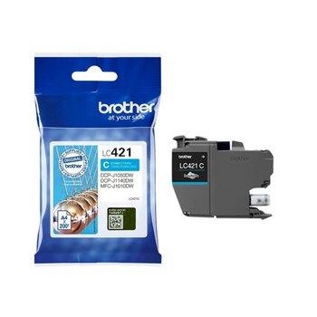 Original - Cartouche Brother LC421 (LC421C) Cyan