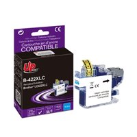 Uprint - Cartouche compatible Brother LC422XL (LC422XLC) Cyan