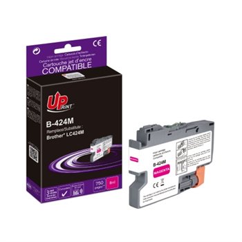 Uprint - Cartouche compatible Brother LC424 (LC424M) Magenta