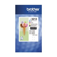 Multipack Brother LC3213 Cyan / Magenta / Jaune (LC3213VALDR)