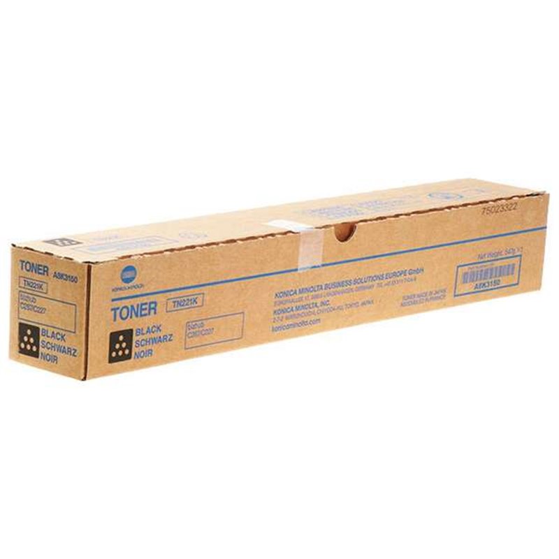 Toner compatible Konica Minolta Bizhub C221/C221S/C281 (A33K180/TN-220K) - Noire -29 000 pages