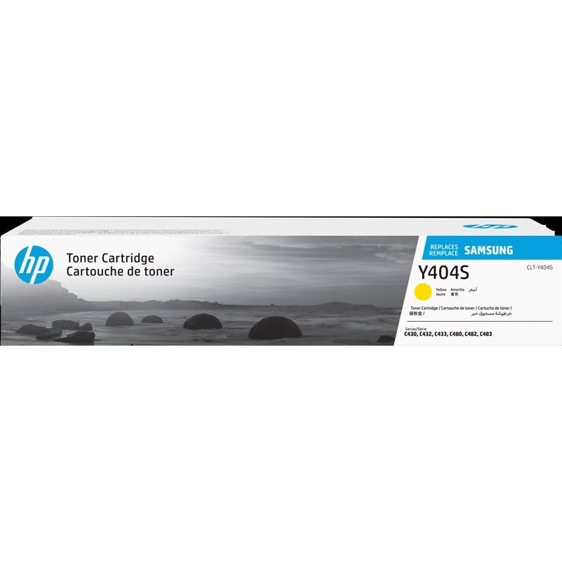 Original - Toner Samsung CLT-Y404S (SU444A) - Jaune- 1 000 pages