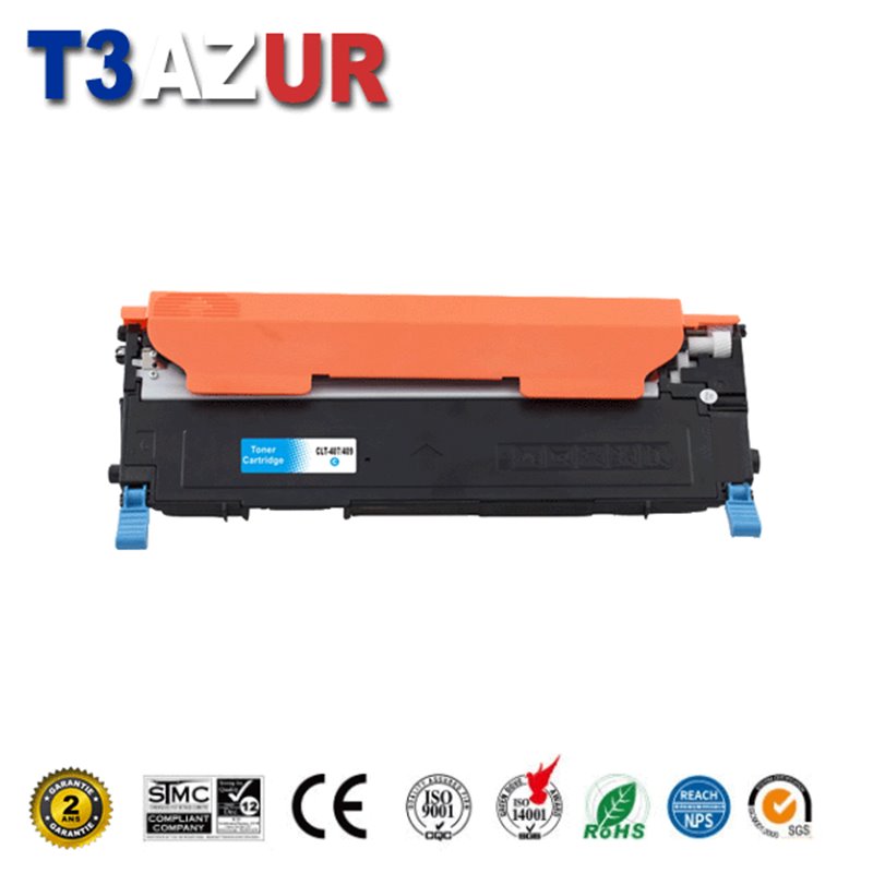 Toner compatible Samsung CLP310/ CLP315/ CLP320/ CLP325 (CLT-C4092S/CLT-C4072S) - Cyan -1 000 pages