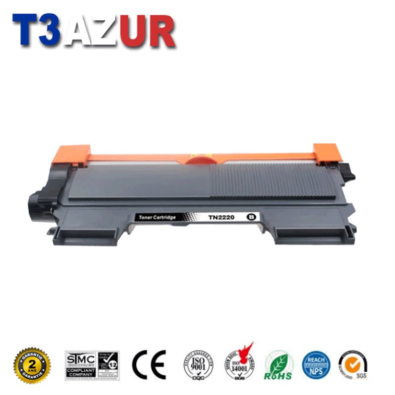 Toner compatible avec Brother TN2220/ TN2010- 2 600 pages