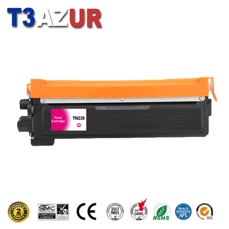 Toner compatible Brother TN230 - Magenta - 1 400 pages