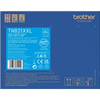 Original - Toner Brother TN821XXL (TN821XXLC) - Cyan