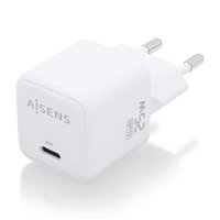 Aisens Chargeur Gan 25W - 1xUSB-C PD3.0 QC4.0 - Couleur Blanc