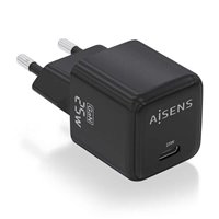 Aisens Chargeur Gan 25W - 1xUSB-C PD3.0 QC4.0 - Couleur Noir