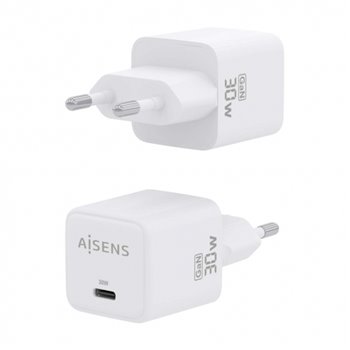 Aisens Gan USB-C Chargeur 30W - Blanc