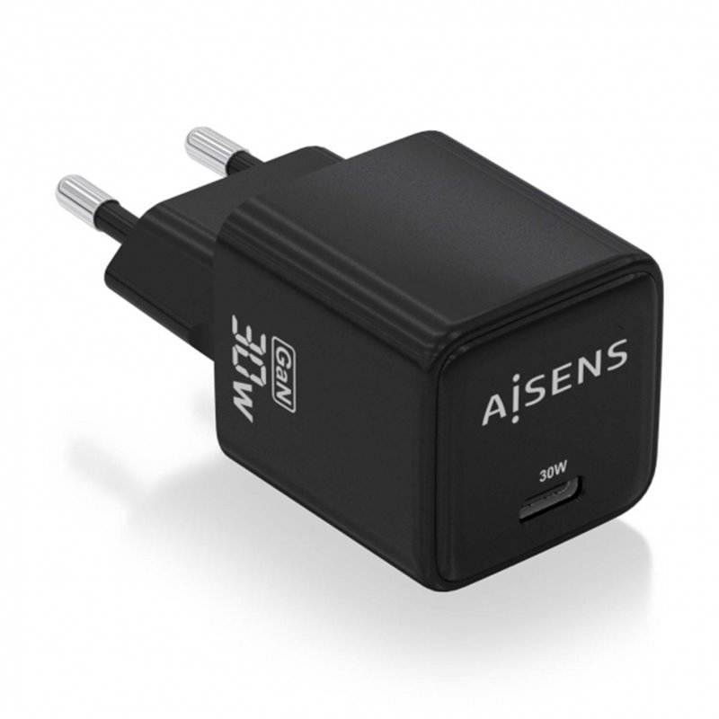 Aisens Gan USB-C Chargeur 30W - Noir