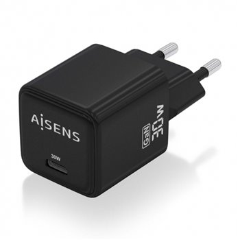 Aisens Gan USB-C Chargeur 30W - Noir