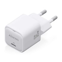 Chargeur Aisens GAN 30W - 1xUSB-C PD3.0 QC4.0 - Blanc