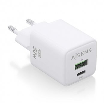 Chargeur Aisens Gan USB-C 30W - Haute efficacité énergétique - Blanc