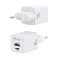 Chargeur Aisens Gan USB-C 30W - Haute efficacité énergétique - Blanc