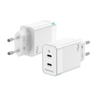 Chargeur Aisens GAN 45W - 2xUSB-C PD3.0 QC4.0 - Couleur Blanc