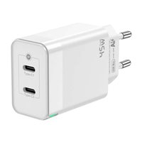 Chargeur Aisens GAN 45W - 2xUSB-C PD3.0 QC4.0 - Couleur Blanc