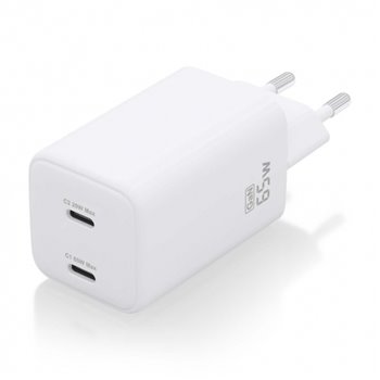 Chargeur Aisens Gan USB-C 65W - Haute efficacité énergétique - Couleur Blanc