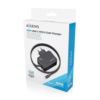 Aisens Chargeur GAN 45W PD3.0 1xUSB-C 1,8m