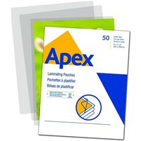 Fellowes Apex Lot de 100 Pochettes de Plastification A3 - 125 Microns - Finition Haute Qualité - Transparent