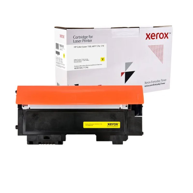 Xerox Everyday HP W2072A Cartouche de toner générique jaune - Remplace 117A (avec puce)