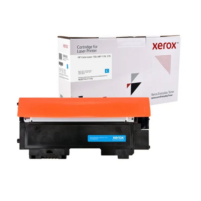 Xerox Everyday HP W2071A Cartouche de toner générique cyan - Remplace 117A (avec puce)