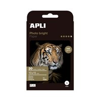 Apli Papier photo Photobright 10 x 15 cm 240 g 20 feuilles